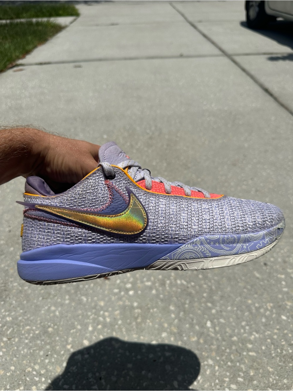Size 11 - Nike LeBron 20 Low Purple And Gold